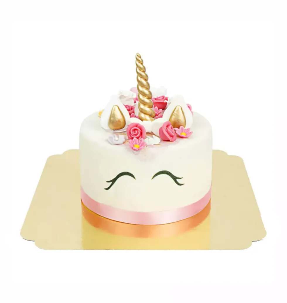 Kids GiftBasketFrance Magical Unicorn Cake for Celebrations